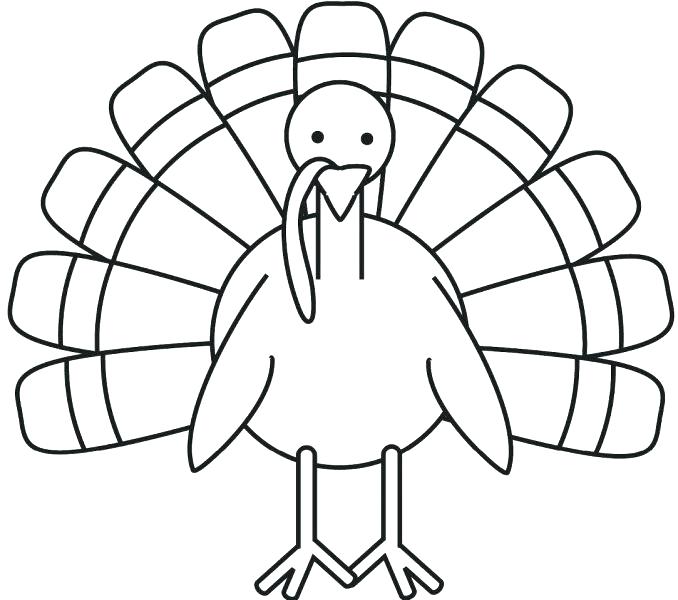 678x600 Turkey Coloring Sheet Toddlers Turkey Coloring Sheet