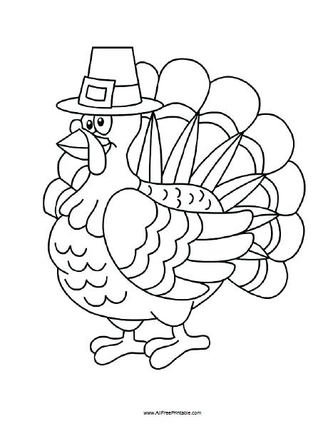 467x604 Turkey Coloring Page Free Printable Thanksgiving Turkey Coloring