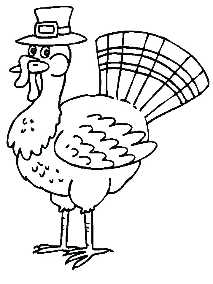 718x957 Turkey Coloring Pages Free Printable Turkey Coloring Pages