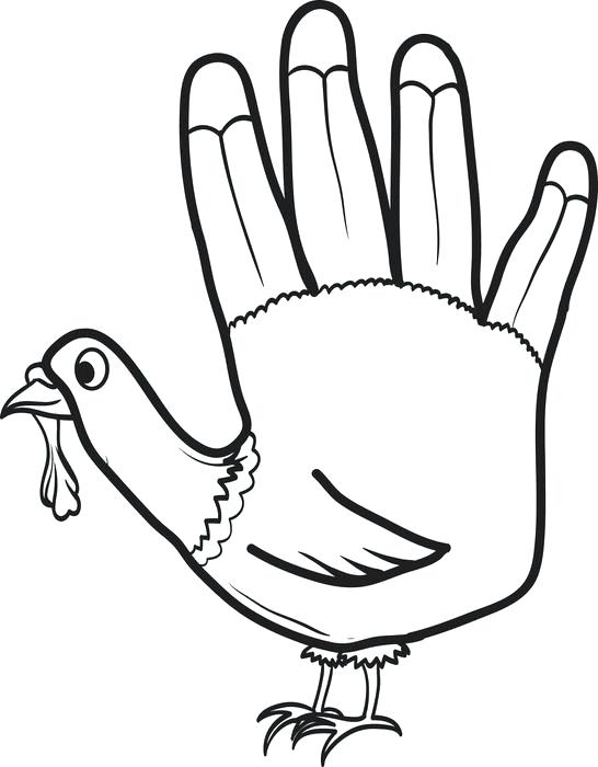 546x700 Turkey Coloring Pages Free Turkey Coloring Pages For Kids Turkey