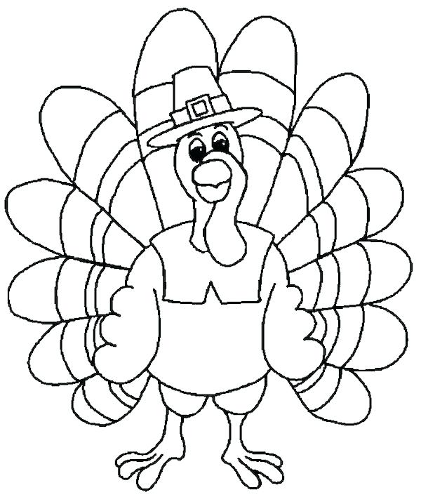 600x708 Turkey Printable Coloring Pages