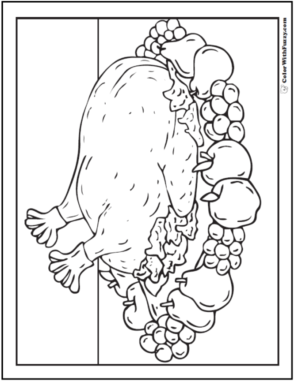 590x762 Thanksgiving Coloring Page Customizable Pdfs