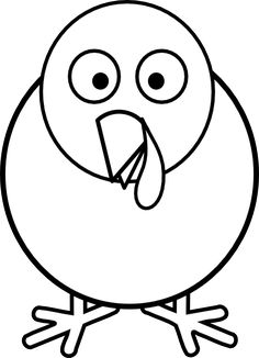 236x326 Turkey Template Printable