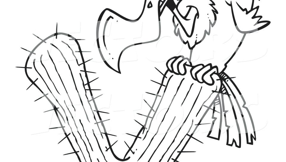 960x544 Vulture Coloring Pages Cartoon Vulture Coloring Page Vector