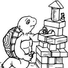 220x220 Franklin Turtle Coloring Pages