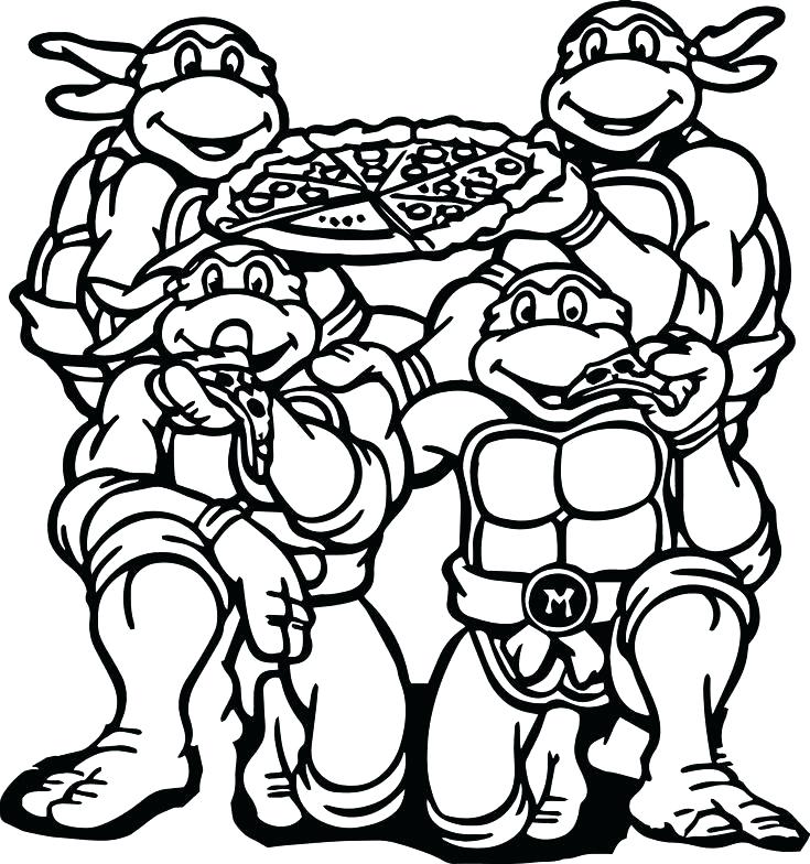 Ninja Turtles Coloring Printable Turtle Coloring Pages Coloring 735x784 Ninja Turtles Coloring Printable Turtle Coloring Pages Coloring