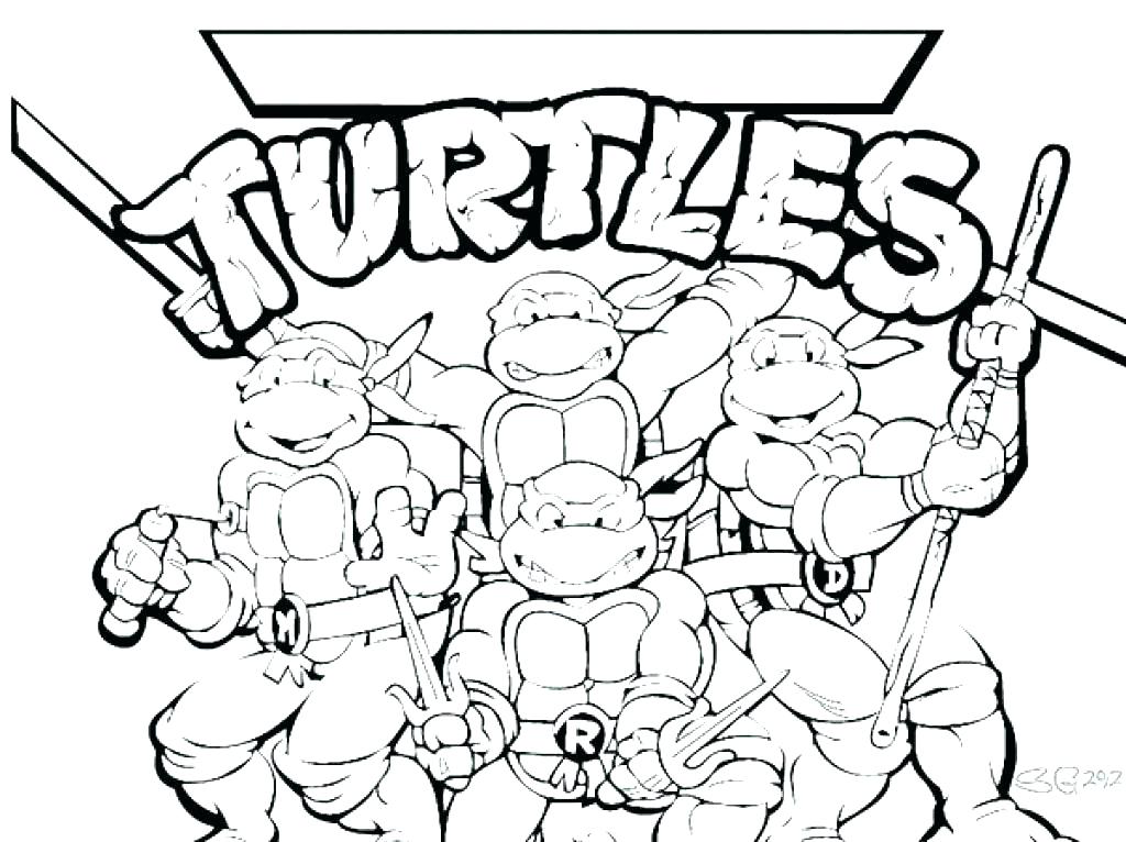 Turtle Coloring Page Printable Turtle Coloring Pages Ninja Sheets 1024x766 Turtle Coloring Page Printable Turtle Coloring Pages Ninja Sheets