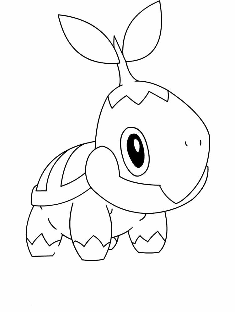 749x994 Pokemon Coloring Pages Inspirational Pokemon Turtwig Coloring