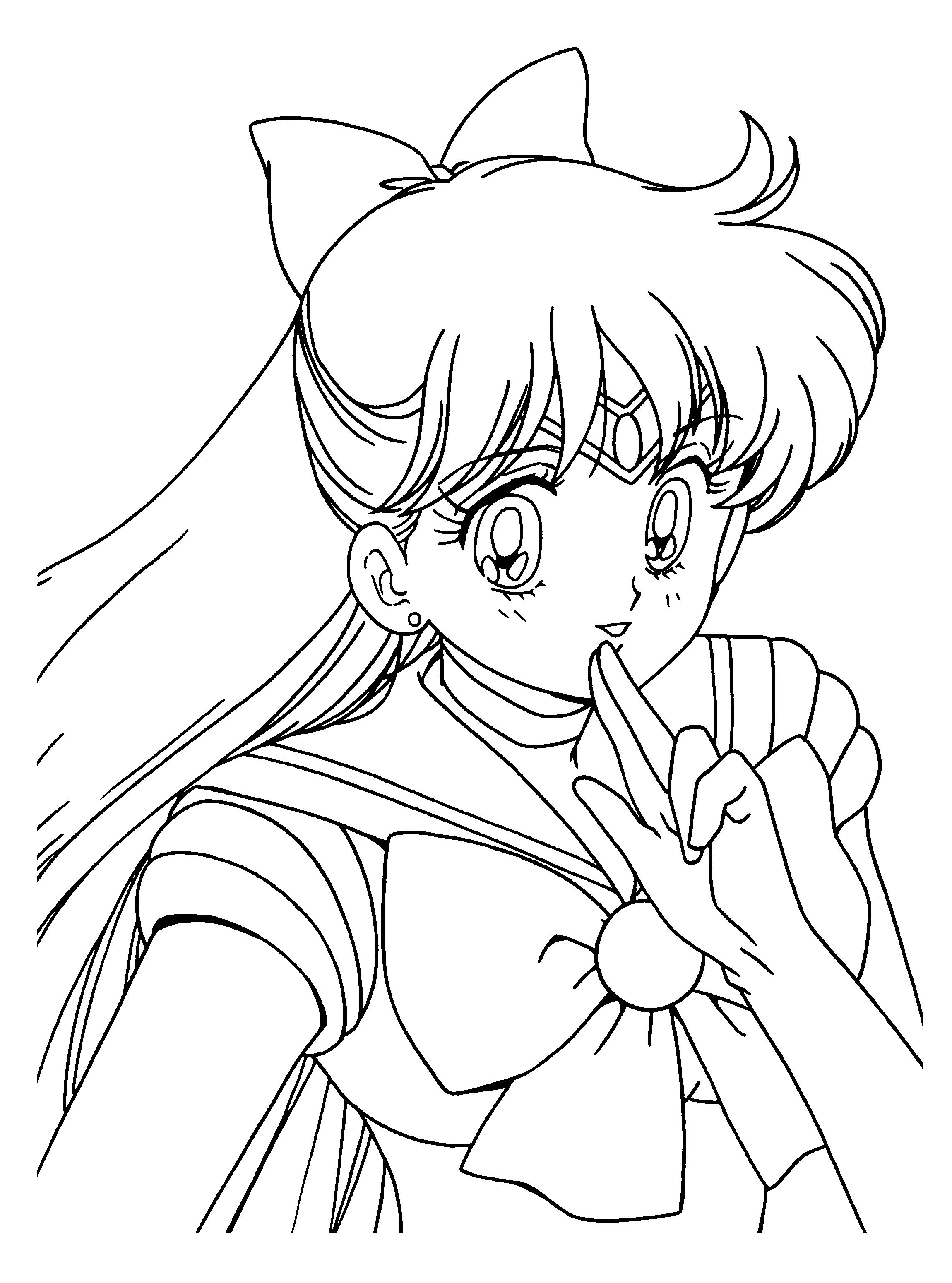 2300x3100 Sailor Moon And Tuxedo Mask Coloring Pages