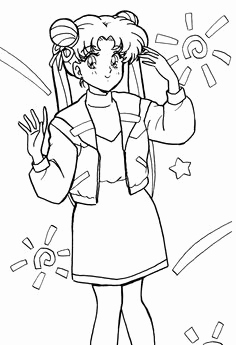 236x345 Sailor Moon Coloring Page Google Search Sailor Moon And Tuxedo