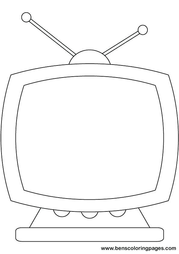 595x842 Tv Coloring Pages And Television Coloring Pages Friends Show