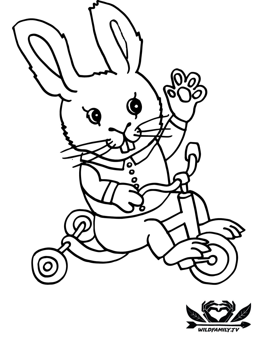 1080x1418 Wild Family Coloring Pages For Kids