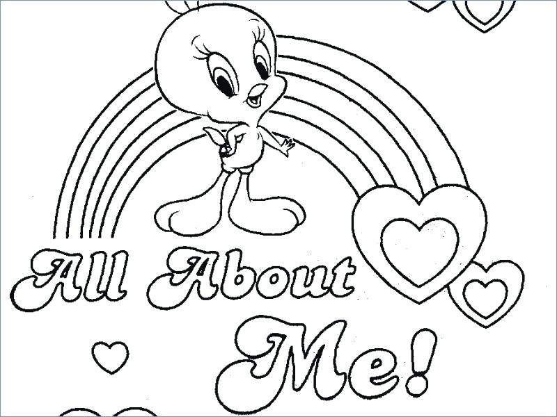 800x600 Coloring Pages Tweety Coloring Pages Tunes Looney Tunes Coloring