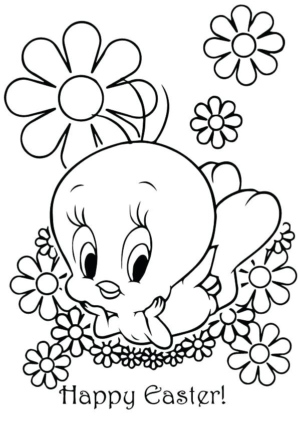 595x842 Sylvester And Tweety Coloring Pages Bird Happy Celebration