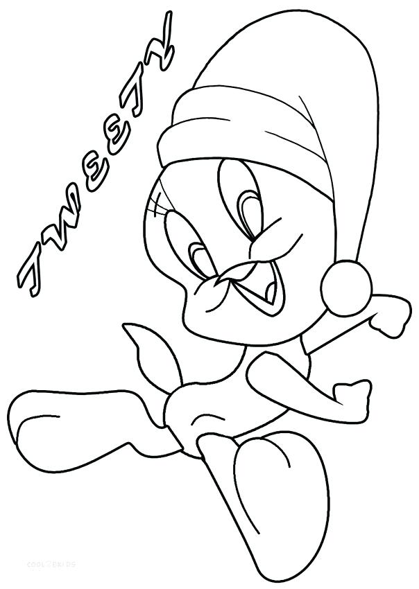604x850 Tweety Coloring Coloring Pages Printable Tweety Colouring Book