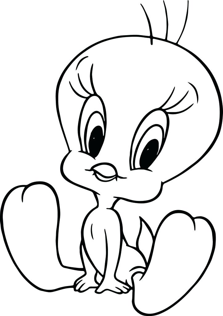 723x1024 Tweety Coloring Pages Coloring Pages And Book Unique Tunes Bird