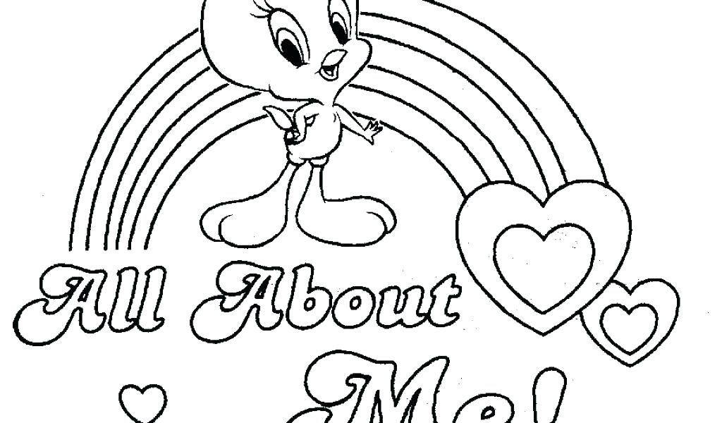 1024x600 Baby Looney Tunes Tweety Coloring Pages Printable Coloring Tunes