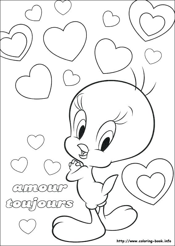 567x794 Tweety Pics For Colouring Coloring Picture Tweety Coloring Pages