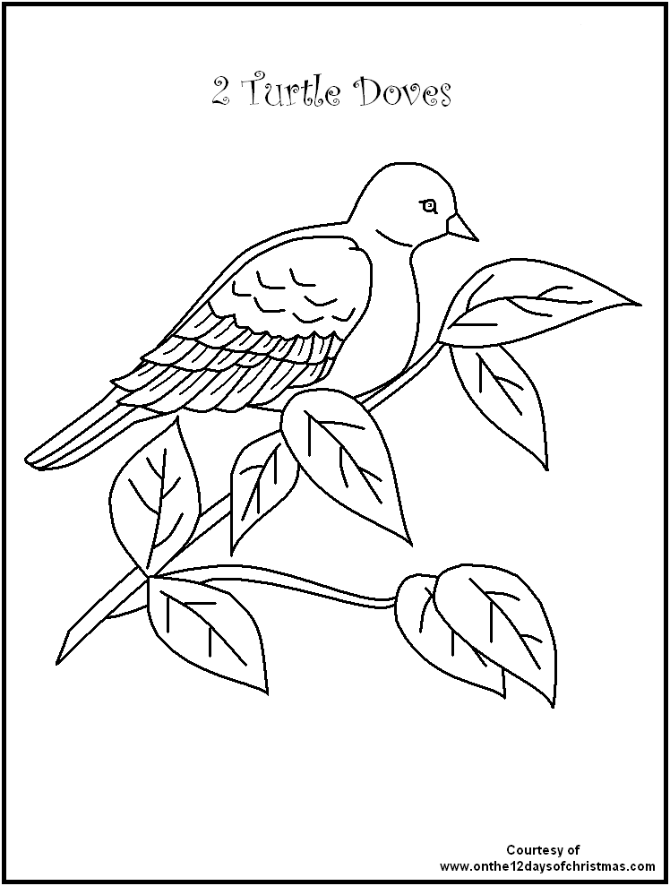 The 12 Days Of Christmas Colouring Pages 12 Days 748x989 The 12 Days Of Christmas Colouring Pages 12 Days