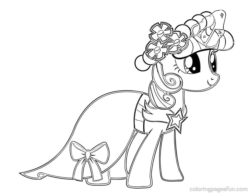 1035x800 My Little Pony Coloring Pages Twilight Sparkle Castle My Style