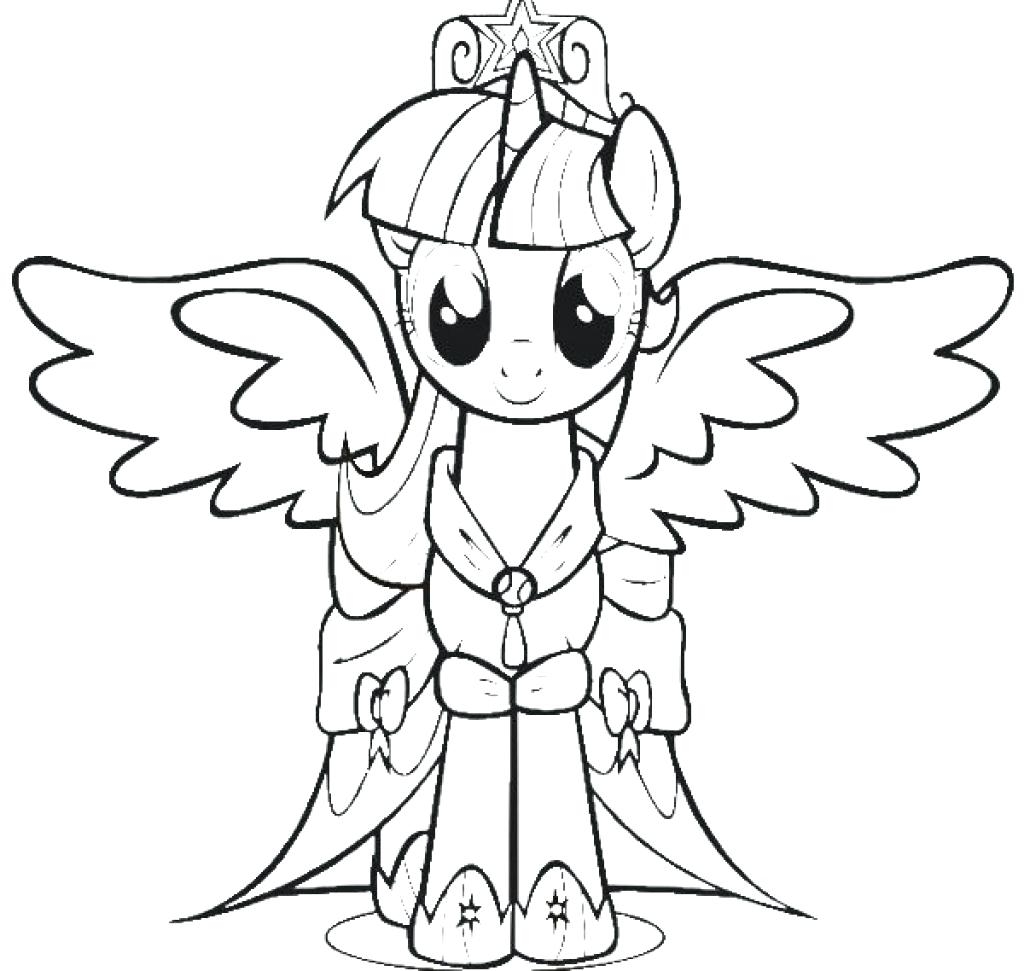 Twilight My Little Pony Coloring Pages at GetColorings.com | Free ...