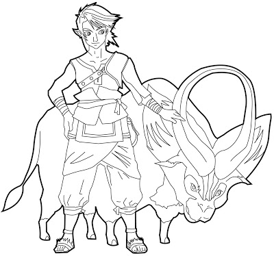 Zelda Coloring Pages Link In The Twilight Princess Coloring Page 400x374 Zelda Coloring Pages Link In The Twilight Princess Coloring Page