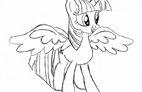 469x304 My Little Pony Coloring Pages Twilight Sparkle Alicorn Coloring My