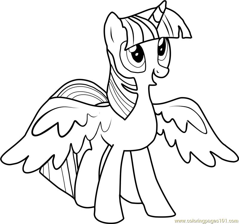 Princess Twilight Sparkle Coloring Page 800x750 Princess Twilight Sparkle Coloring Page