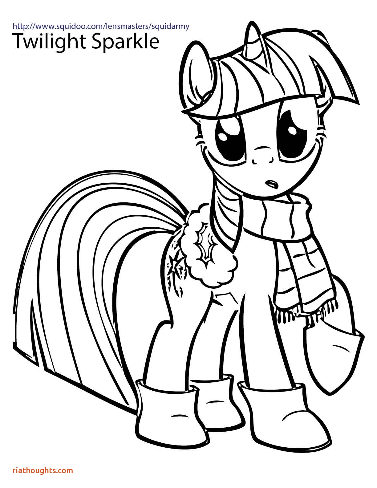 Twilight Sparkle Coloring Pages To Print