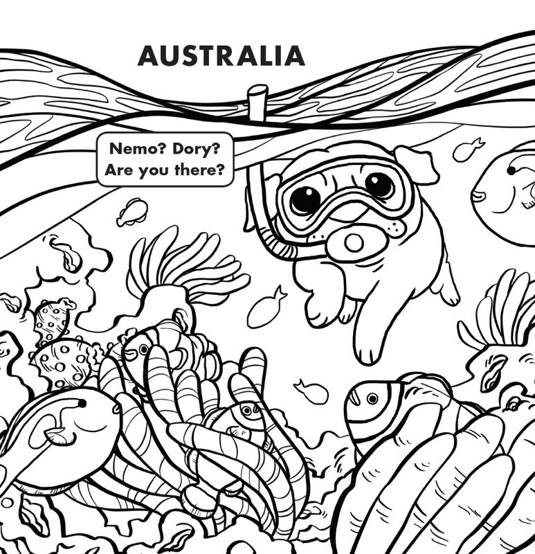 773x800 Marvelous Decoration Doug The Pug Coloring Book On Twitter Leave