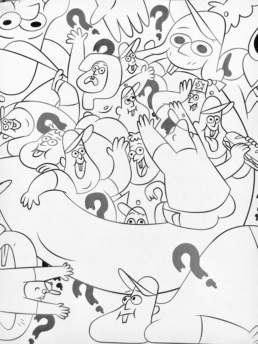 900x1200 Remarkable Decoration Gravity Falls Coloring Book Alex Hirsch
