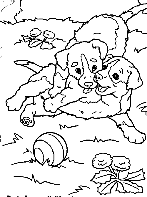 Two Dogs Coloring Pages at GetColorings.com | Free printable colorings ...