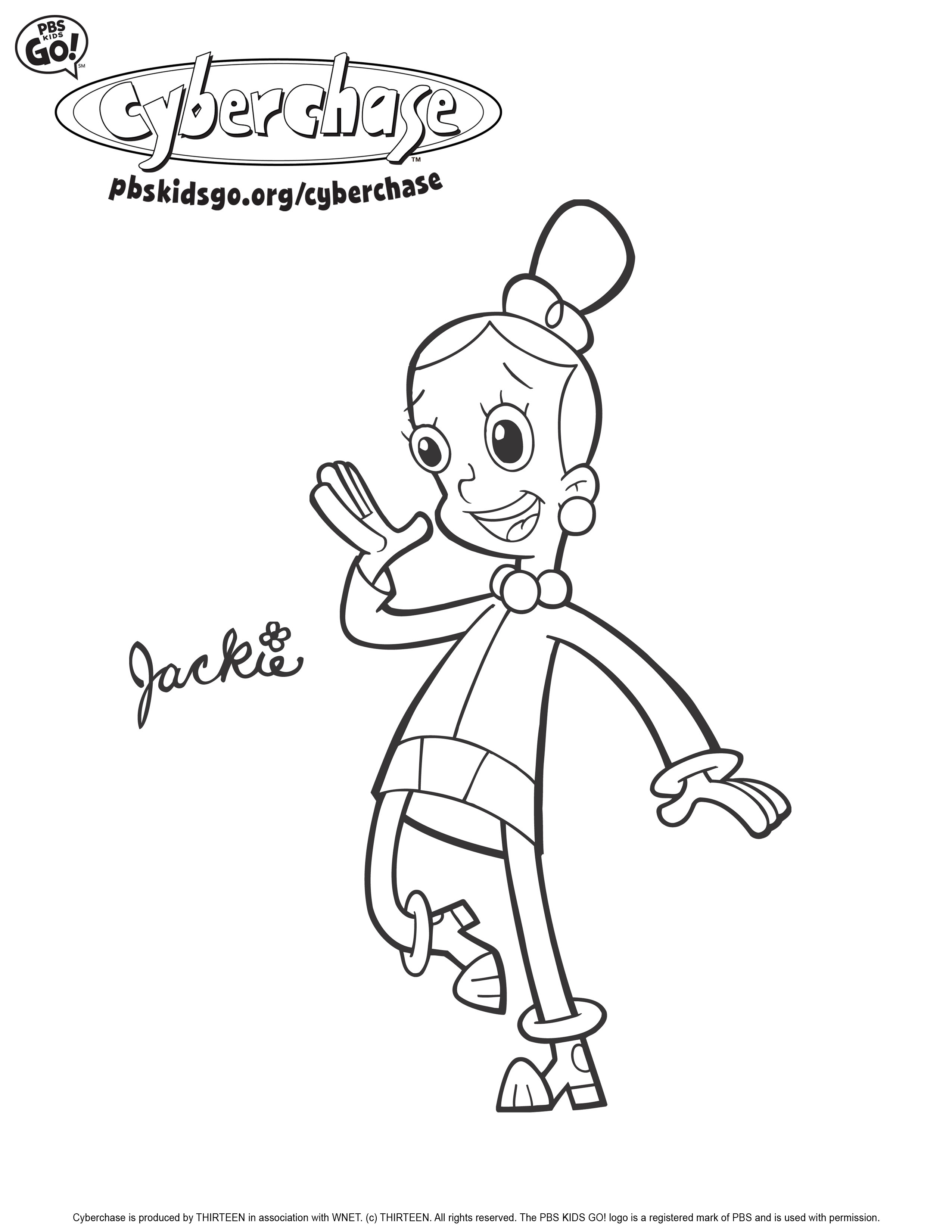 2550x3300 Cyberchase. Coloring Pages Pbs Parents