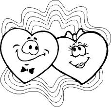Two Hearts Coloring Page 228x221 Two Hearts Coloring Page