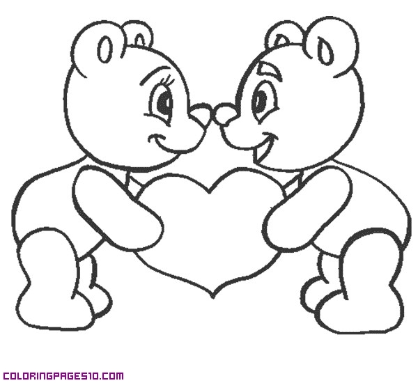 Two Bears And One Heart 600x550 Two Bears And One Heart