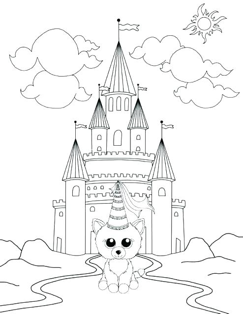 494x640 Ty Beanie Boos Coloring Pages Free Beanie Boo Coloring Pages