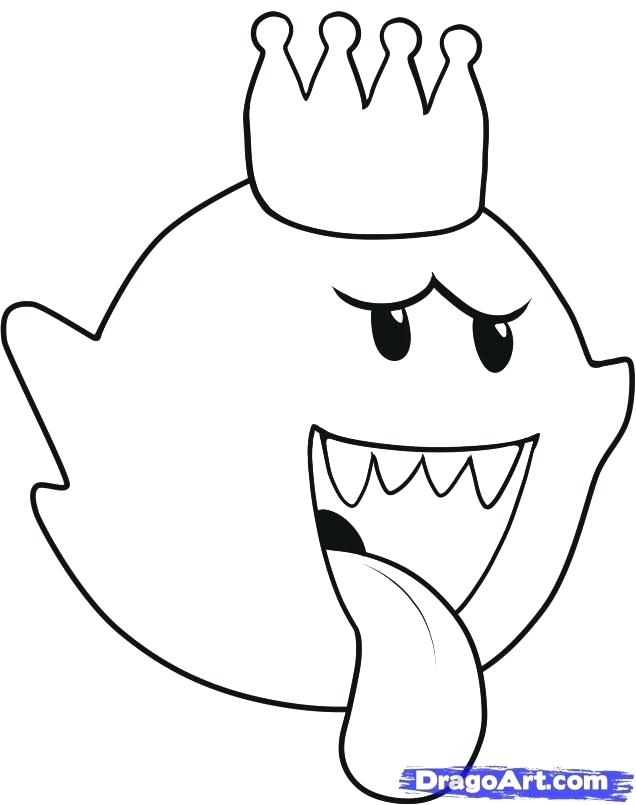 King Boo Coloring Pages 636x805 King Boo Coloring Pages