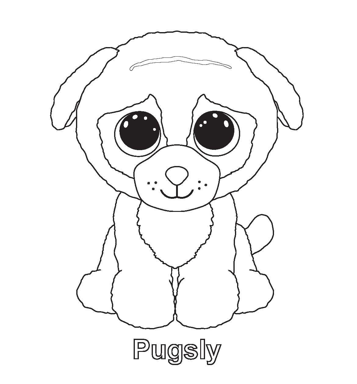 Ty Beanie Boos Coloring Pages 1170x1256 Ty Beanie Boos Coloring Pages