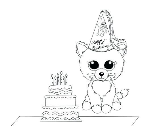 Beanie Boo Coloring Pages And Beanie Boo Birthday Coloring Page 28 500x445 Beanie Boo Coloring Pages And Beanie Boo Birthday Coloring Page 28