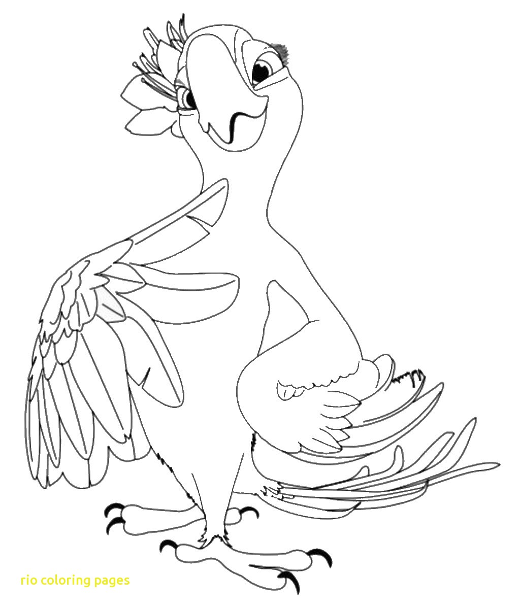 1022x1200 Rio Coloring Pages With Tyler Blu Gunderson From Rio Movie