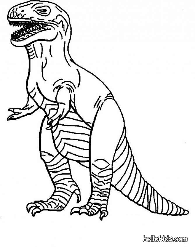 Tyrannosaurus Coloring Pages 669x850 Tyrannosaurus Coloring Pages