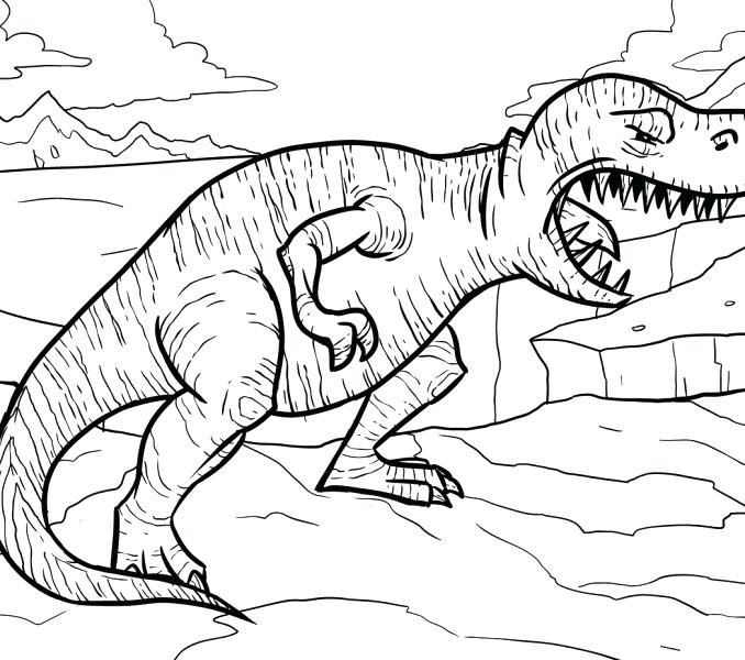 T Colouring Pictures Drawn Tyrannosaurus Coloring Page T Colouring 678x600 T Colouring Pictures Drawn Tyrannosaurus Coloring Page T Colouring