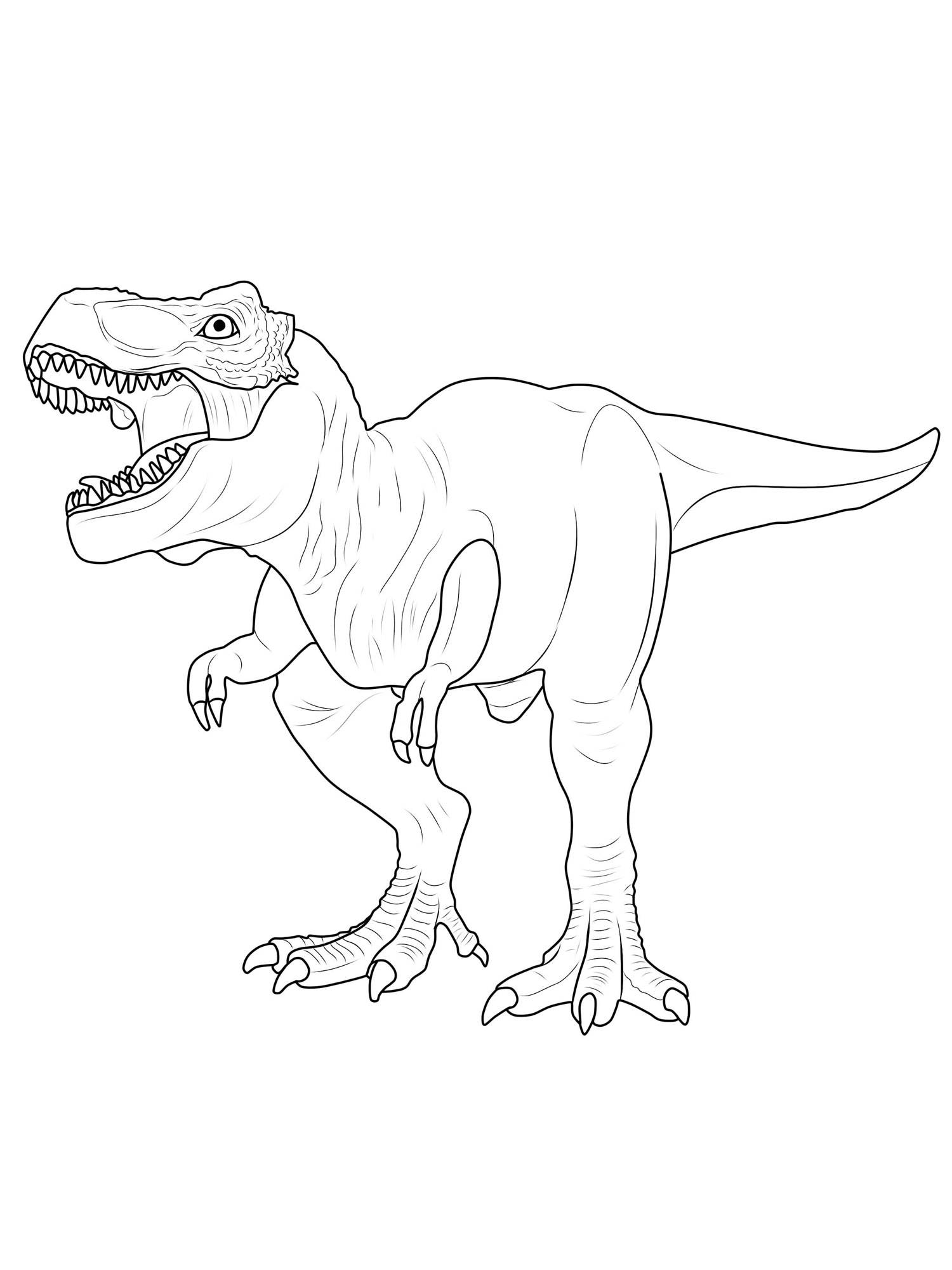 Tyrannosaurus Rex Coloring Page