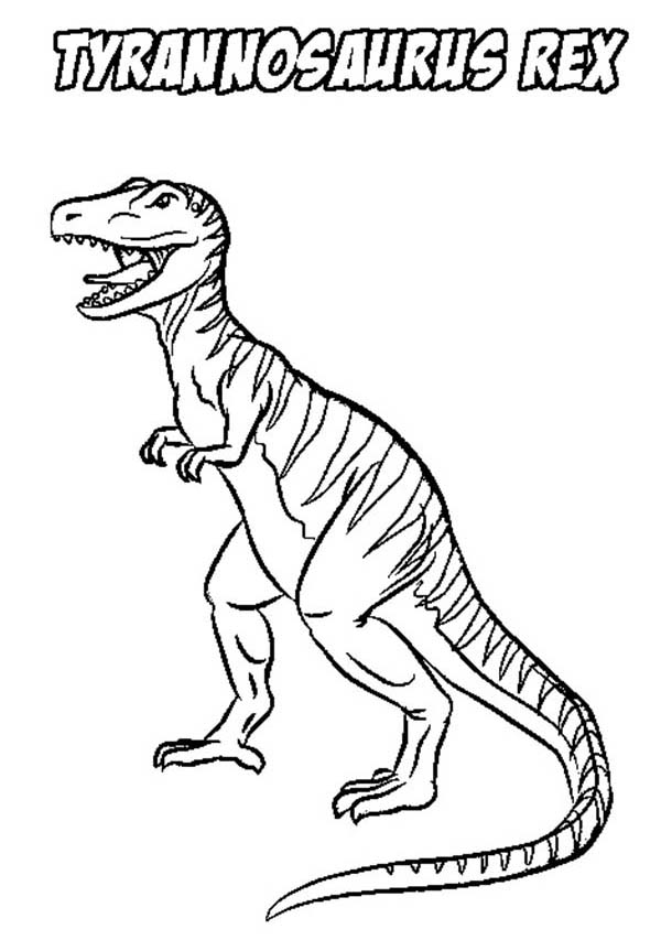 Stripping T Rex Coloring Page Color Luna 600x853 Stripping T Rex Coloring Page Color Luna