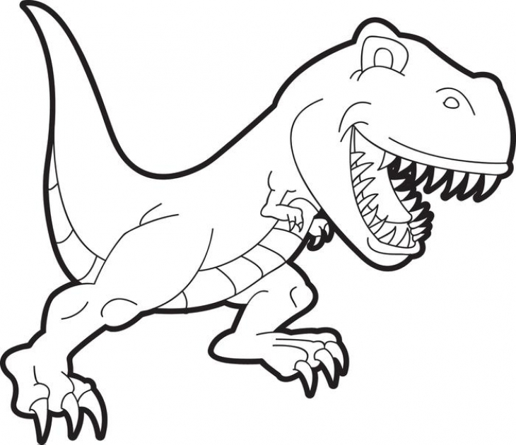 Cartoon T Rex Coloring Page For Preschoolers Animal Coloring 730x630 Cartoon T Rex Coloring Page For Preschoolers Animal Coloring