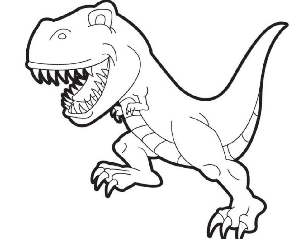 960x768 T Rex Coloring Pages Unique Rex Coloring Line Free Coloring Pages