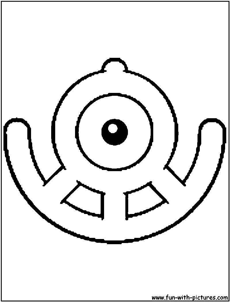 800x1050 Coloring Pages Of U Best Of Unown U Coloring Page Alphabet U