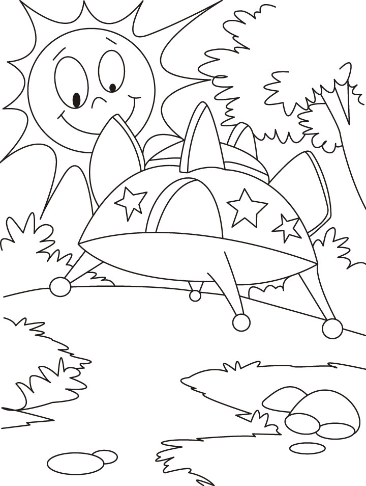 720x954 An Advanced Vehicle Ufo Coloring Pages It's World Ufo Day