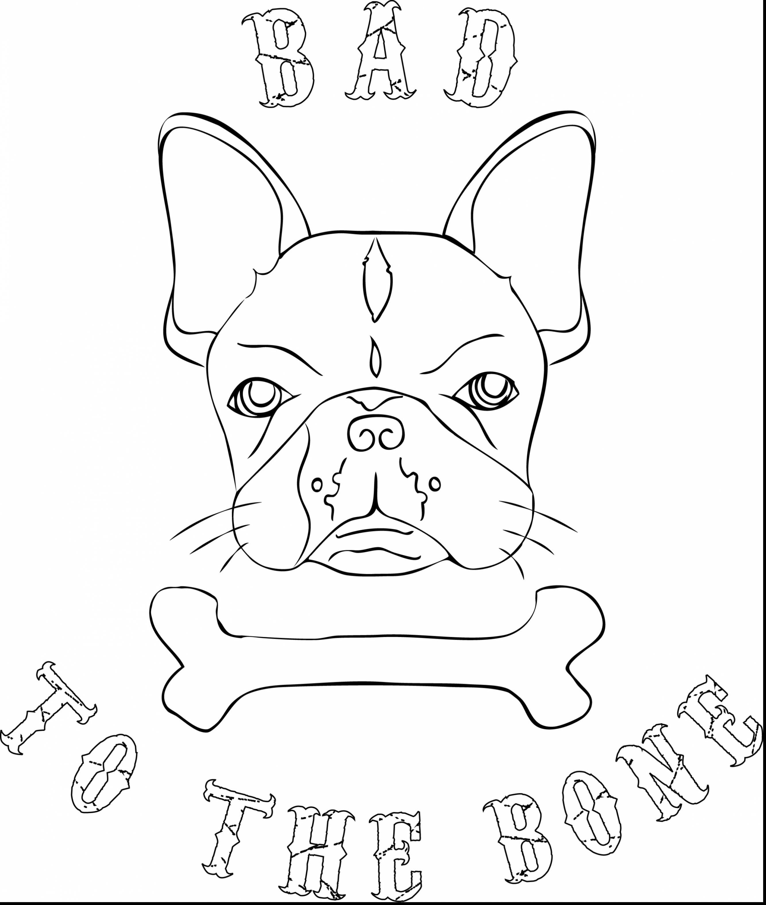 2667x3151 Bulldog Coloring Pages