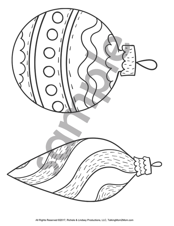 Christmas Ornaments And Silly Holiday Sweaters Coloring Activity 612x792 Christmas Ornaments And Silly Holiday Sweaters Coloring Activity